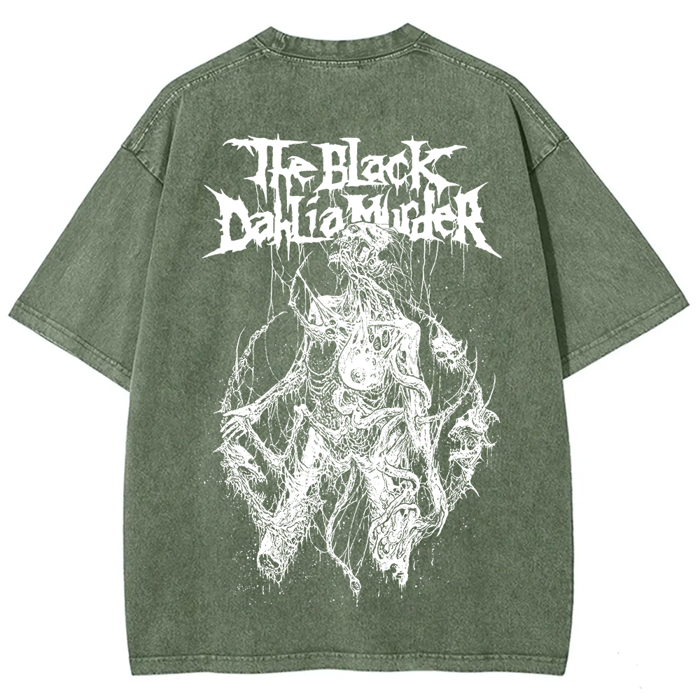 Unisex Vintage The Black Dahila Zombie t-Shirt