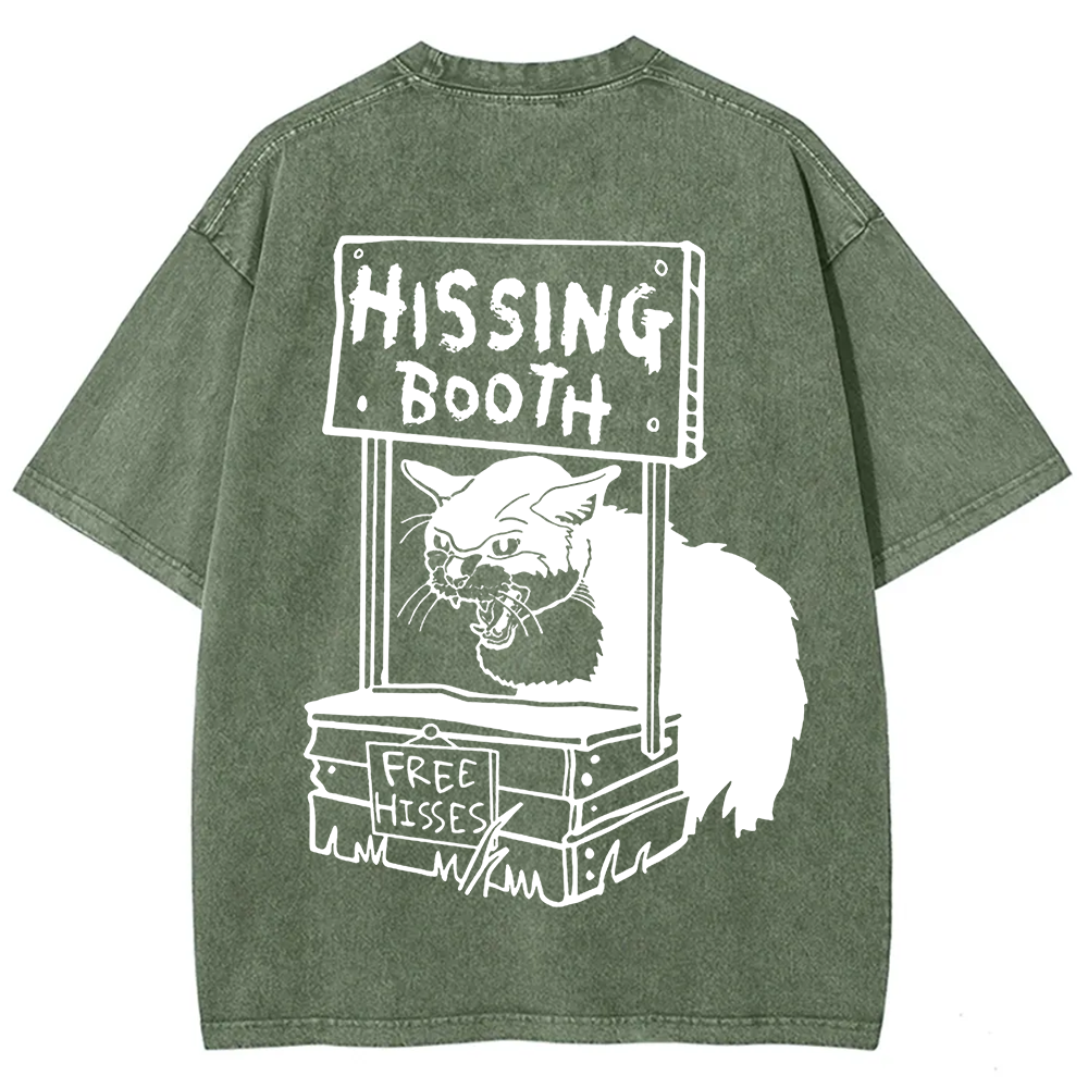Unisex Cat pattern print t-Shirt