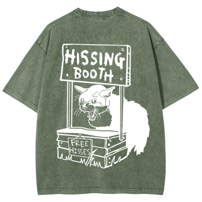 Unisex Cat pattern print t-Shirt