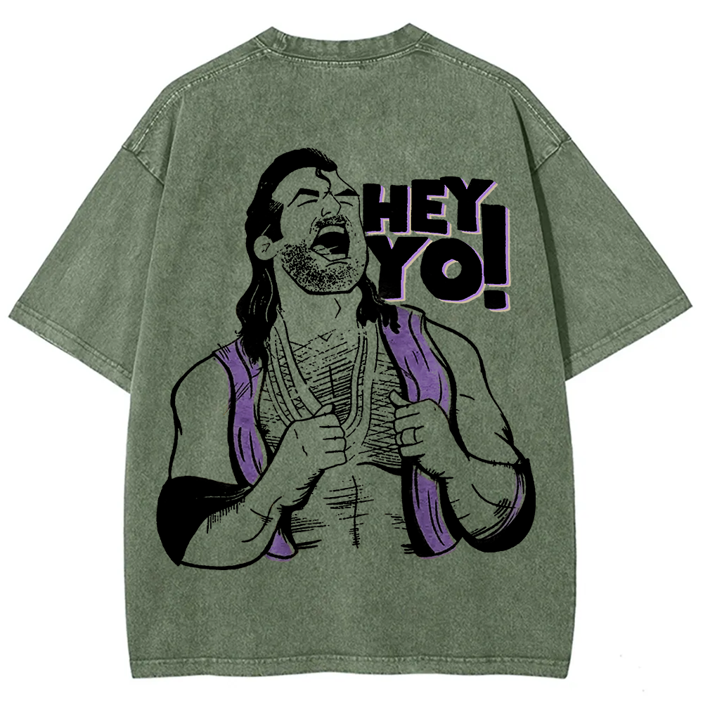 WWE Razor Ramon-Scott Hall HEY YO Casual Printed t-Shirt