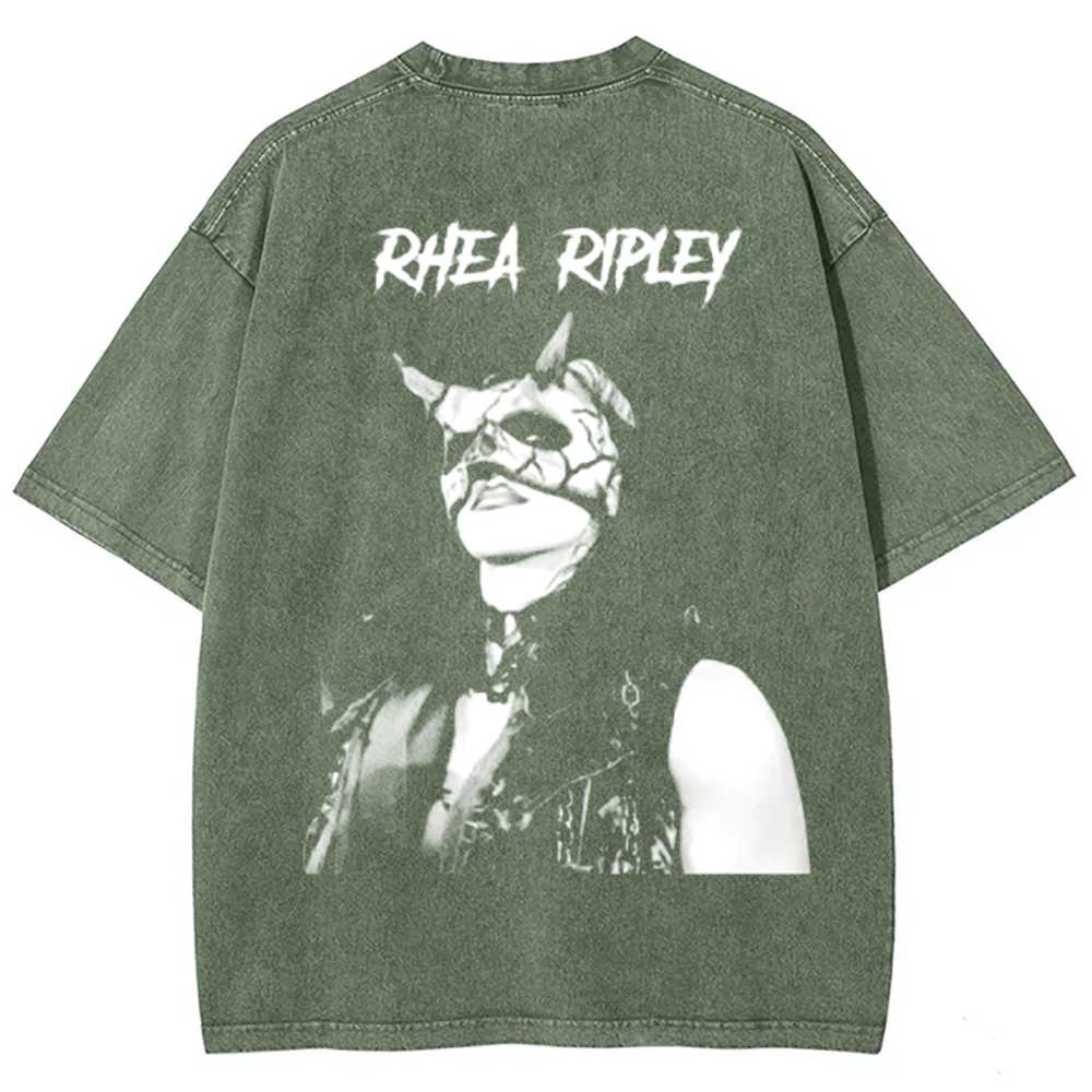 WWE Rhea Ripley The Mask Washed t-Shirt