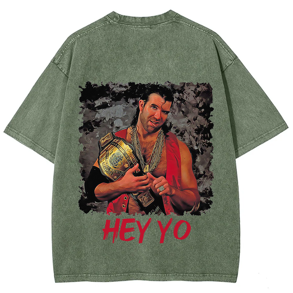 WWE Razor Ramon-Scott Hall HEY YO Casual Printed t-Shirt
