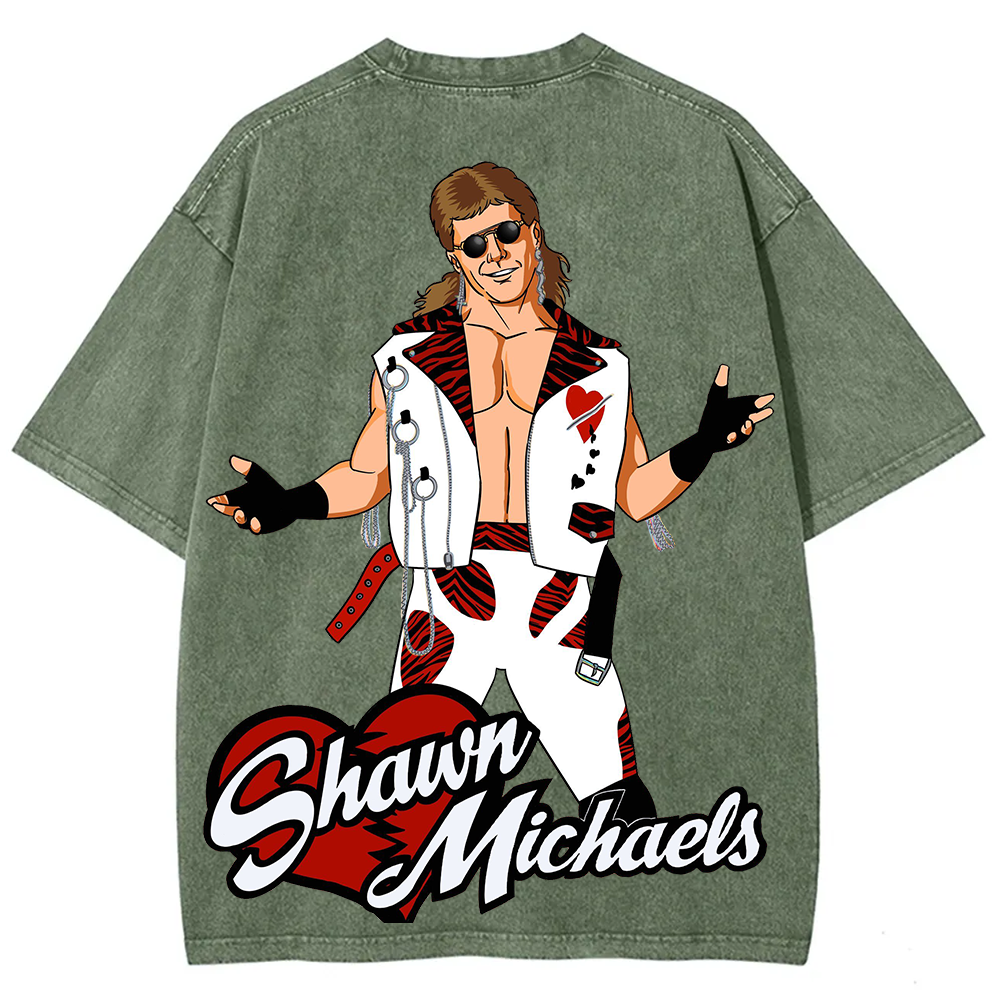 WWE Shawn Michaels Casual Printed t-Shirt