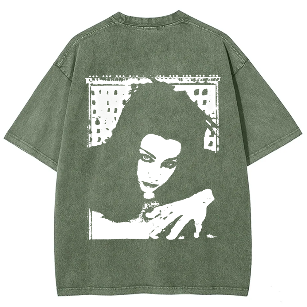 Unisex Vintage Washed Amy Lee Singer t-Shirt