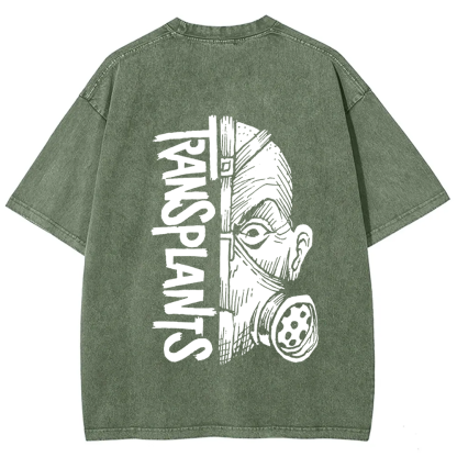 Unisex Vintage Washed Transplants Band t-Shirt