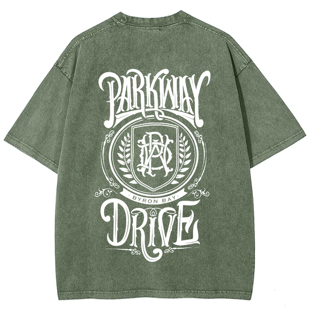 Unisex Vintage Washed  Parkway Drive Band t-Shirt