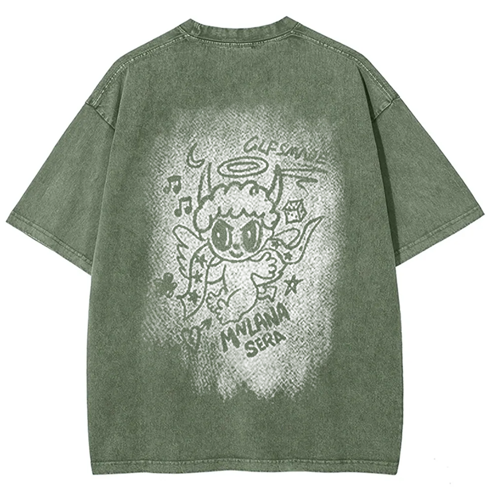 Unisex Vintage Angel Graphic t-Shirt