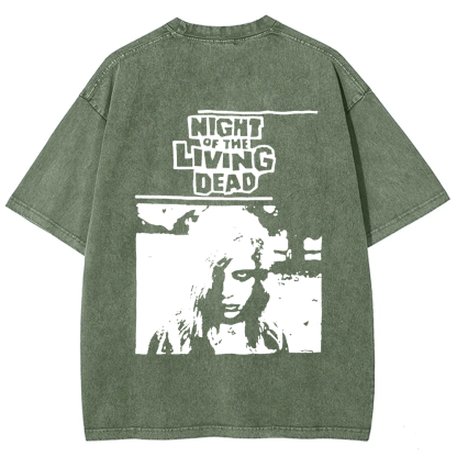 Unisex Vintage  Night of the living dead 1990 horror movie t-Shirt