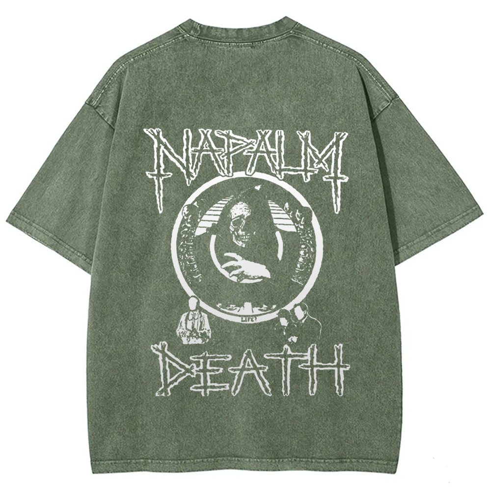 Unisex Vintage  Napalm Death Ban  t-Shirt