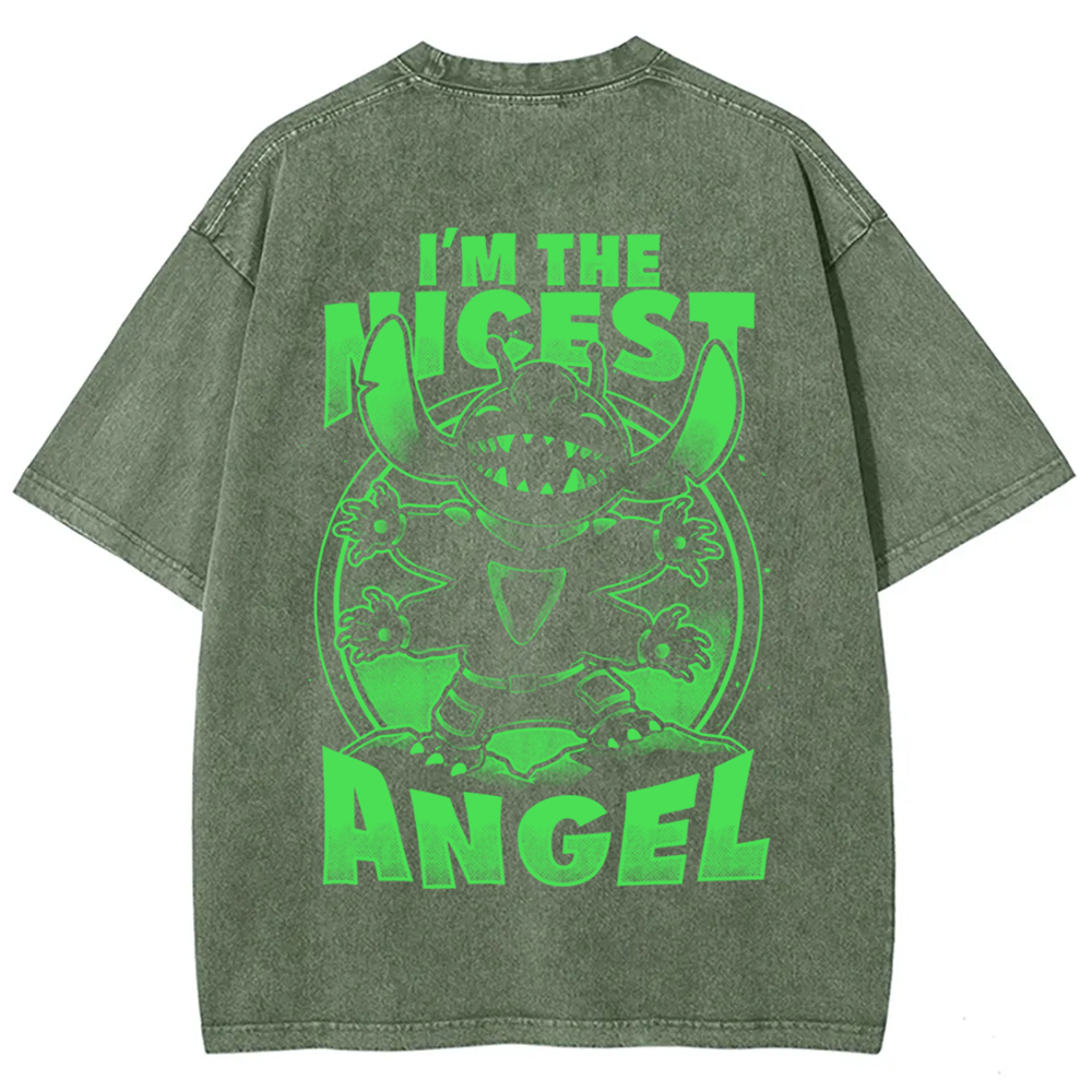 Unisex Vintage Cute Alien Nice Angel t-Shirt