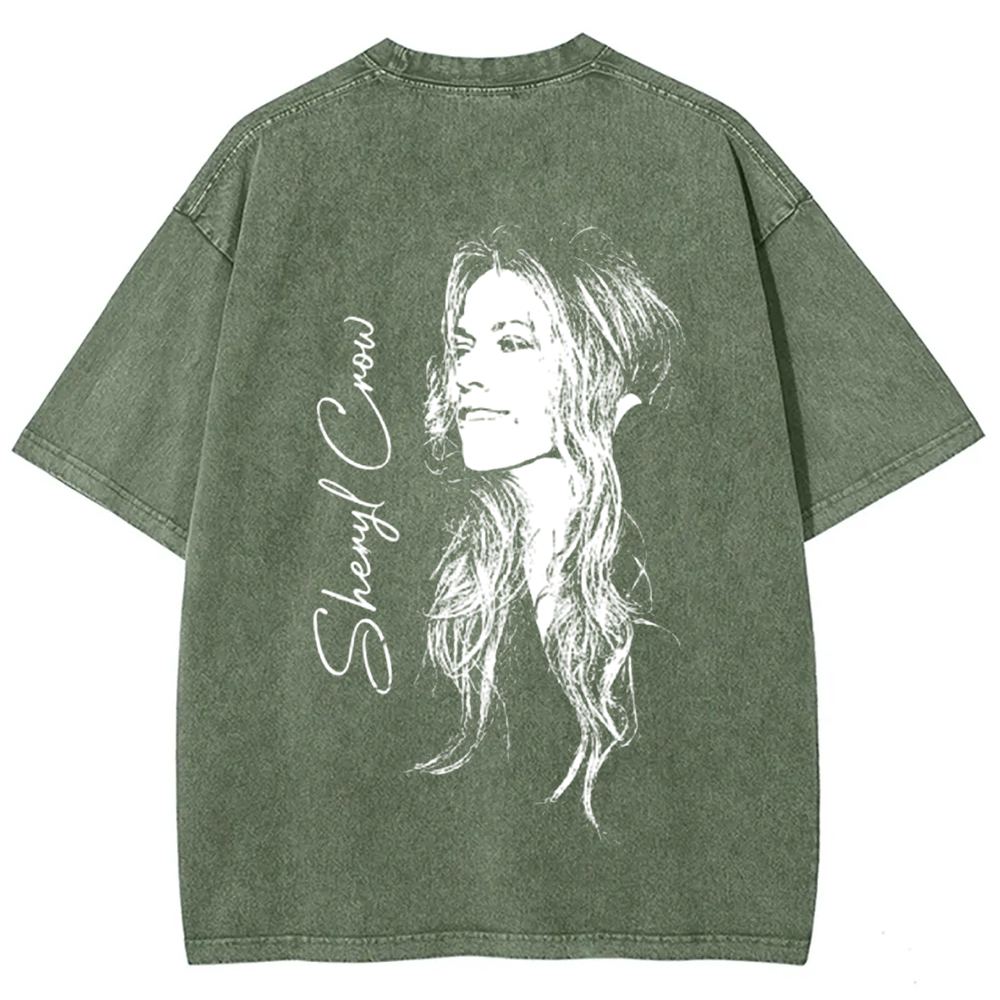 Unisex Vintage  Sheryl Crow Singer t-Shirt