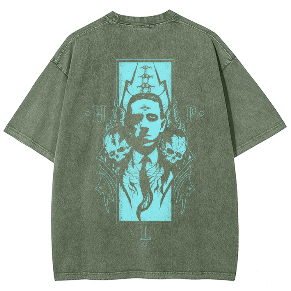 Unisex Vintage H.P. Lovecraft Celebrities  t-Shirt