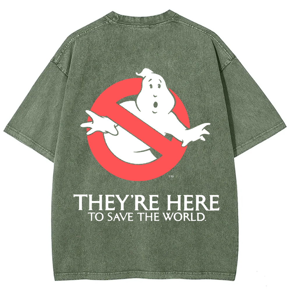 Unisex Vintage  Ghostbusters Horror Movie  t-Shirt