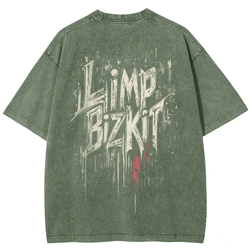 Unisex Vintage  Limp Bizkit Band  t-Shirt