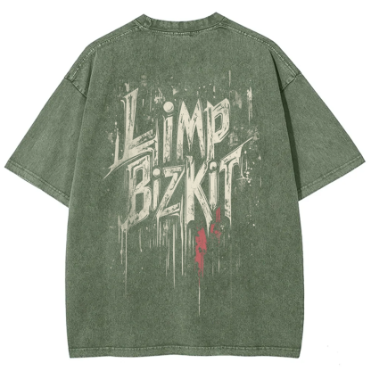 Unisex Vintage  Limp Bizkit Band  t-Shirt