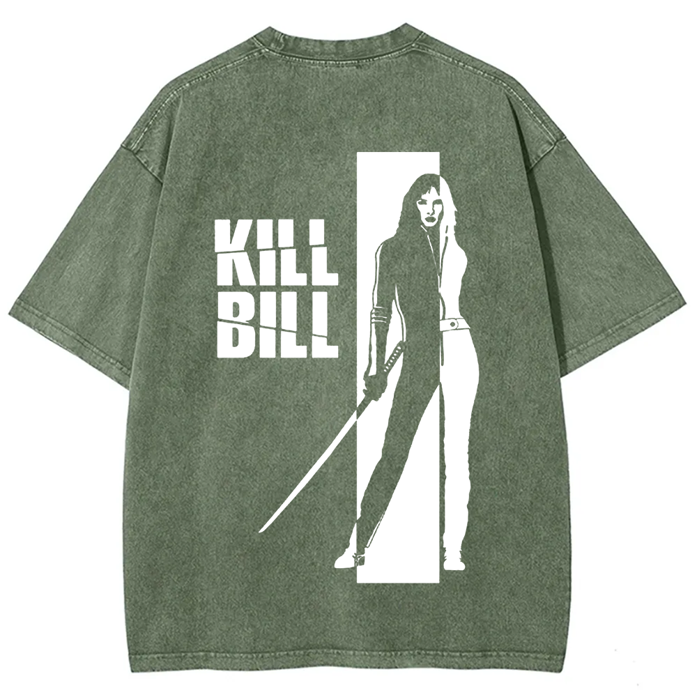 Unisex Vintage  Kill Bill Horror Movie t-Shirt