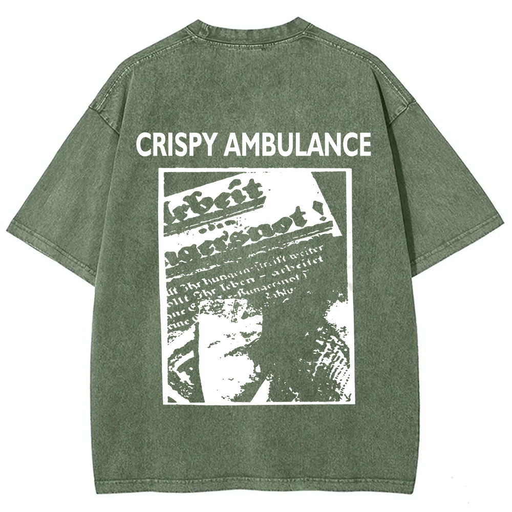 Unisex Vintage Crispy Ambulance Band t-Shirt