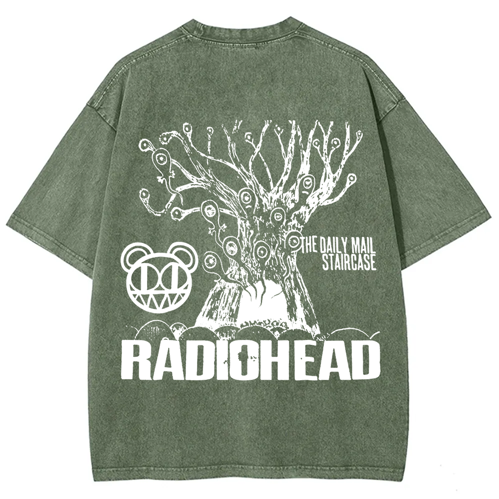 Unisex Vintage  Radiohead Band t-Shirt