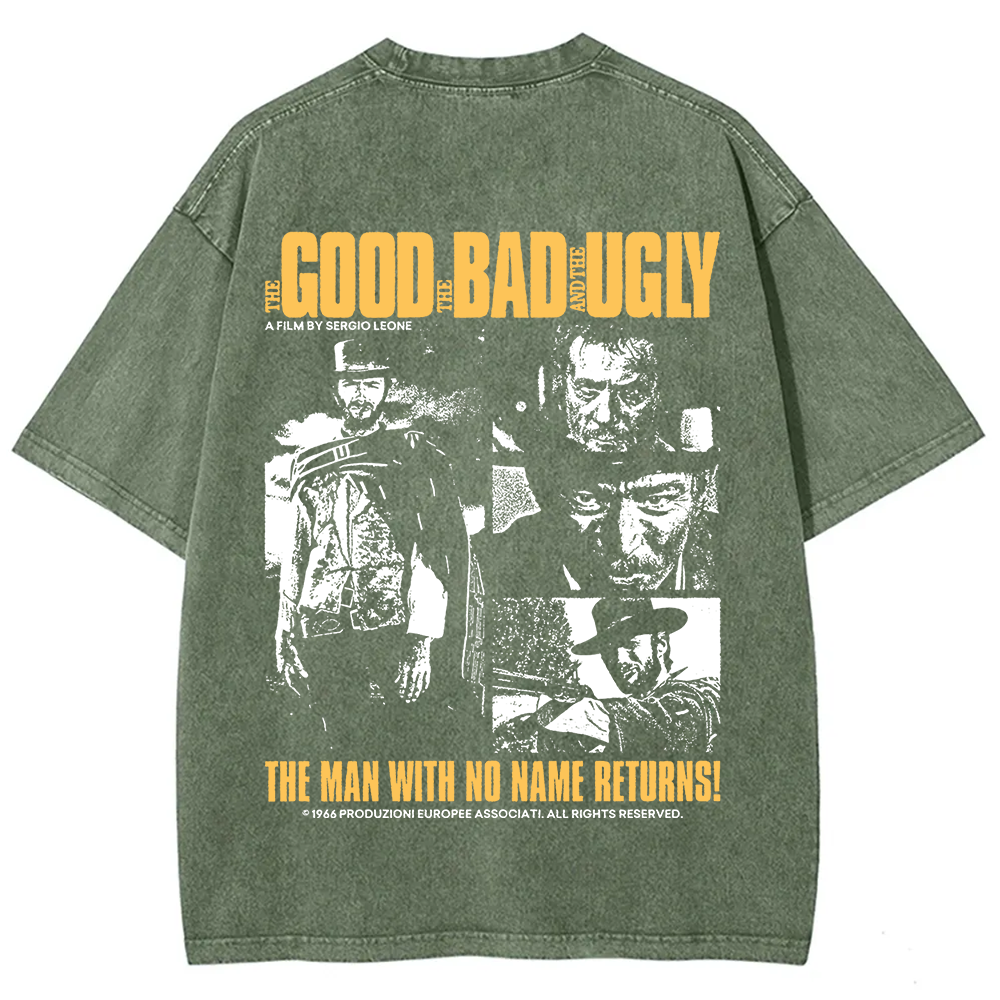 Unisex Vintage  The good, the bad and the ugly movie t-Shirt