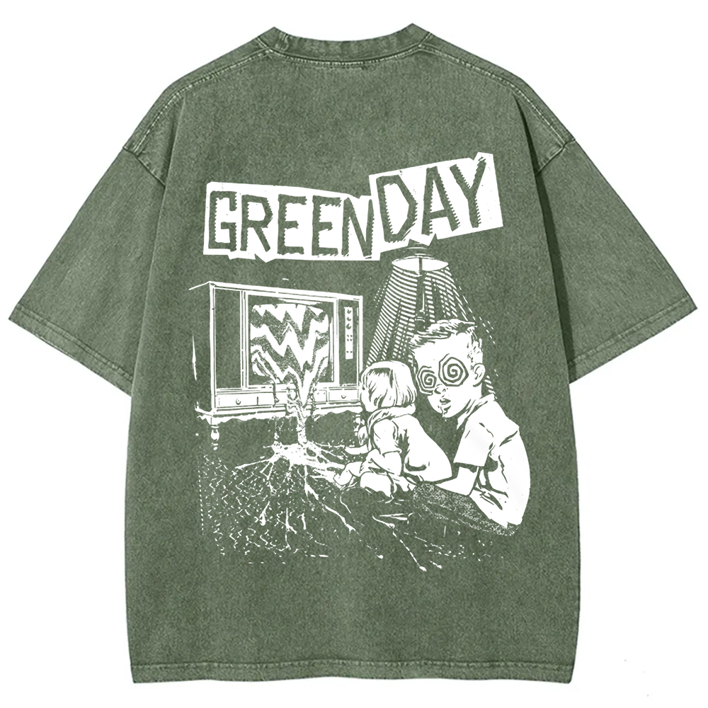 Unisex Vintage Green Day Band t-Shirt