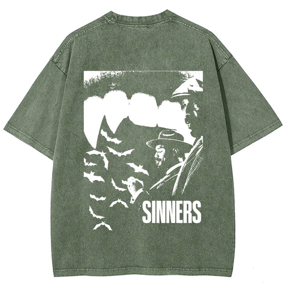 Unisex Vintage Sinners 2025 Horror Movie t-Shirt