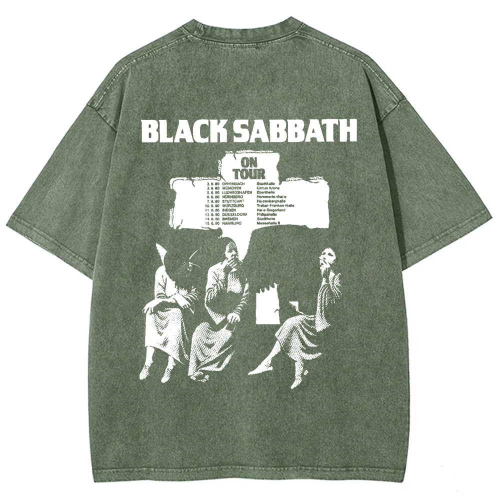 Unisex Vintage  Black Sabbath Band t-Shirt