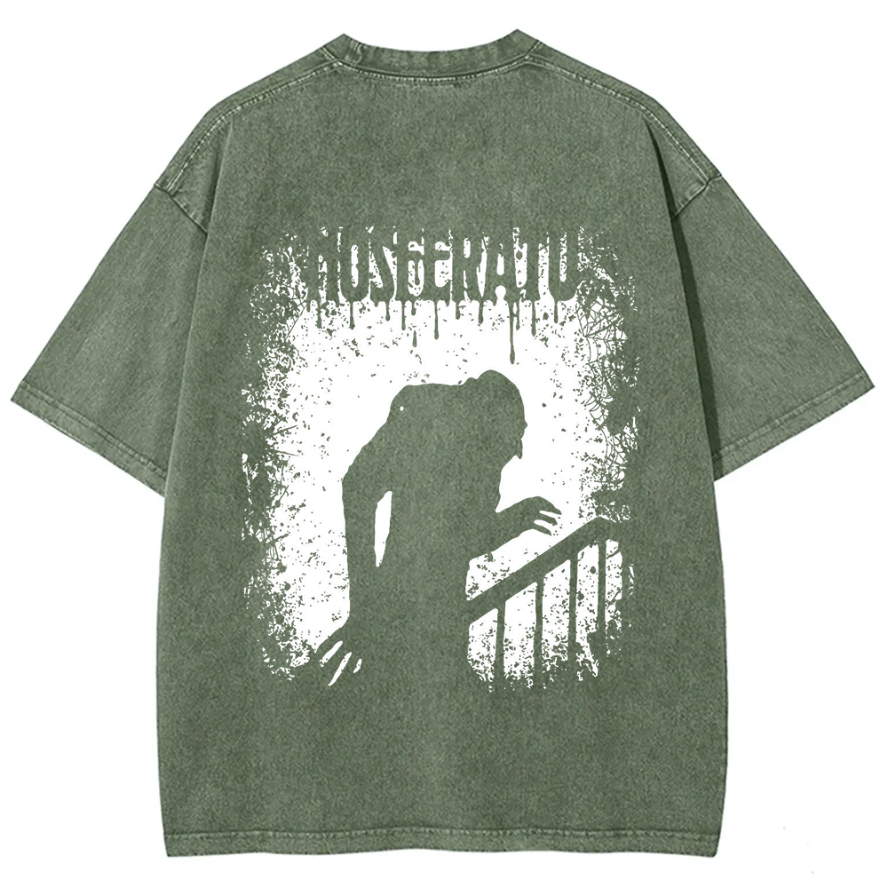 Unisex Vintage   Nosferatu 1922 Horror Movie  t-Shirt
