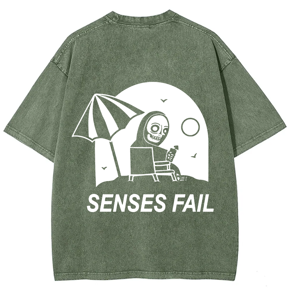 Unisex Vintage Senses Fail Band  t-Shirt