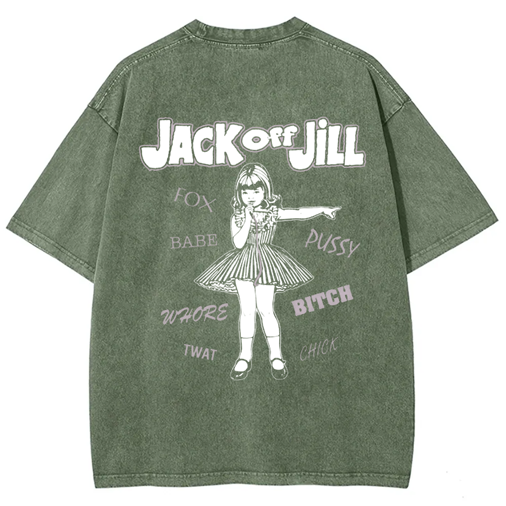 Unisex Vintage Jack Off Jill Band t-Shirt