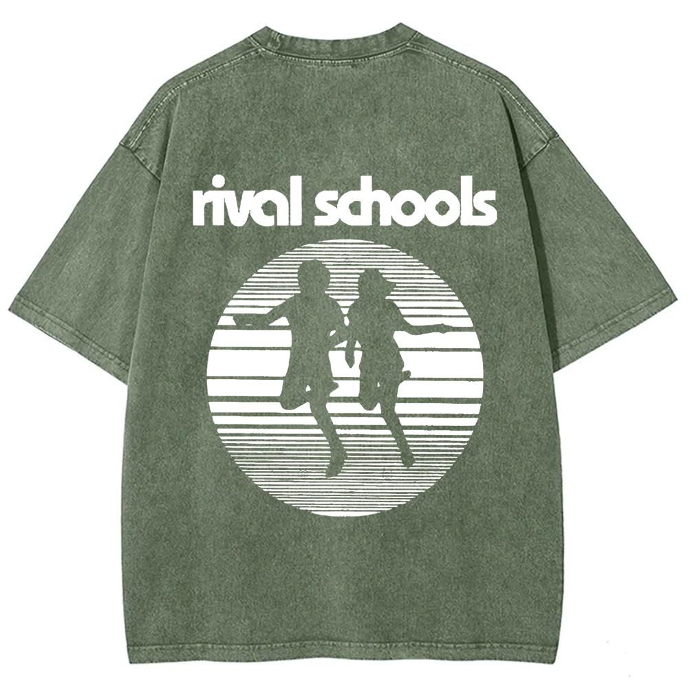 Unisex Vintage  Rival Schools Band t-Shirt