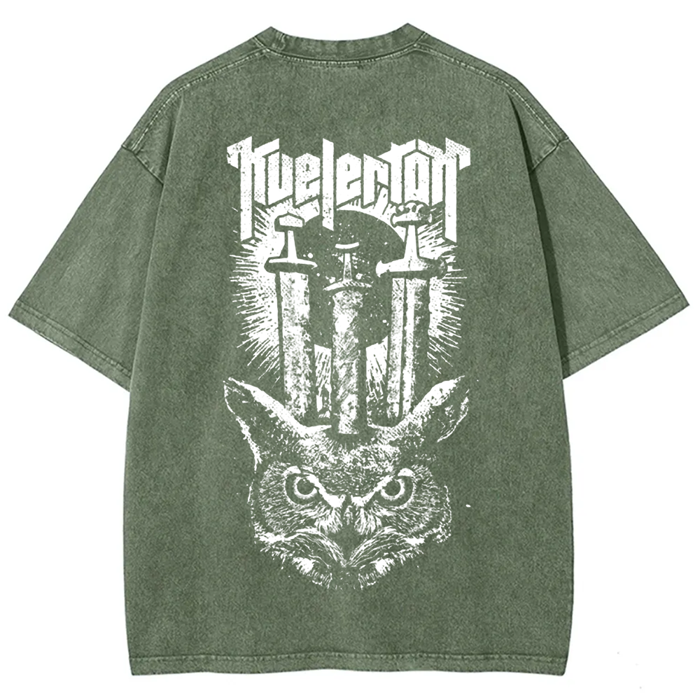 Unisex Vintage Kvelertak Band  t-Shirt