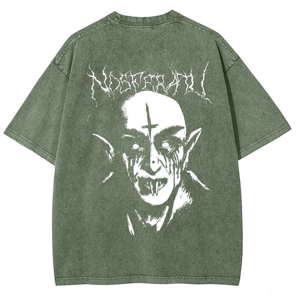 Unisex Vintage Black Metal Nosferatu Movie  t-Shirt