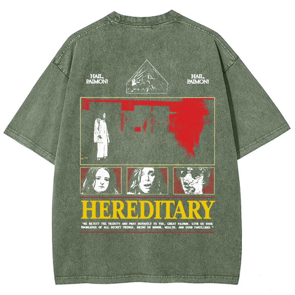 Unisex Vintage Hereditary Horror Movie  t-Shirt