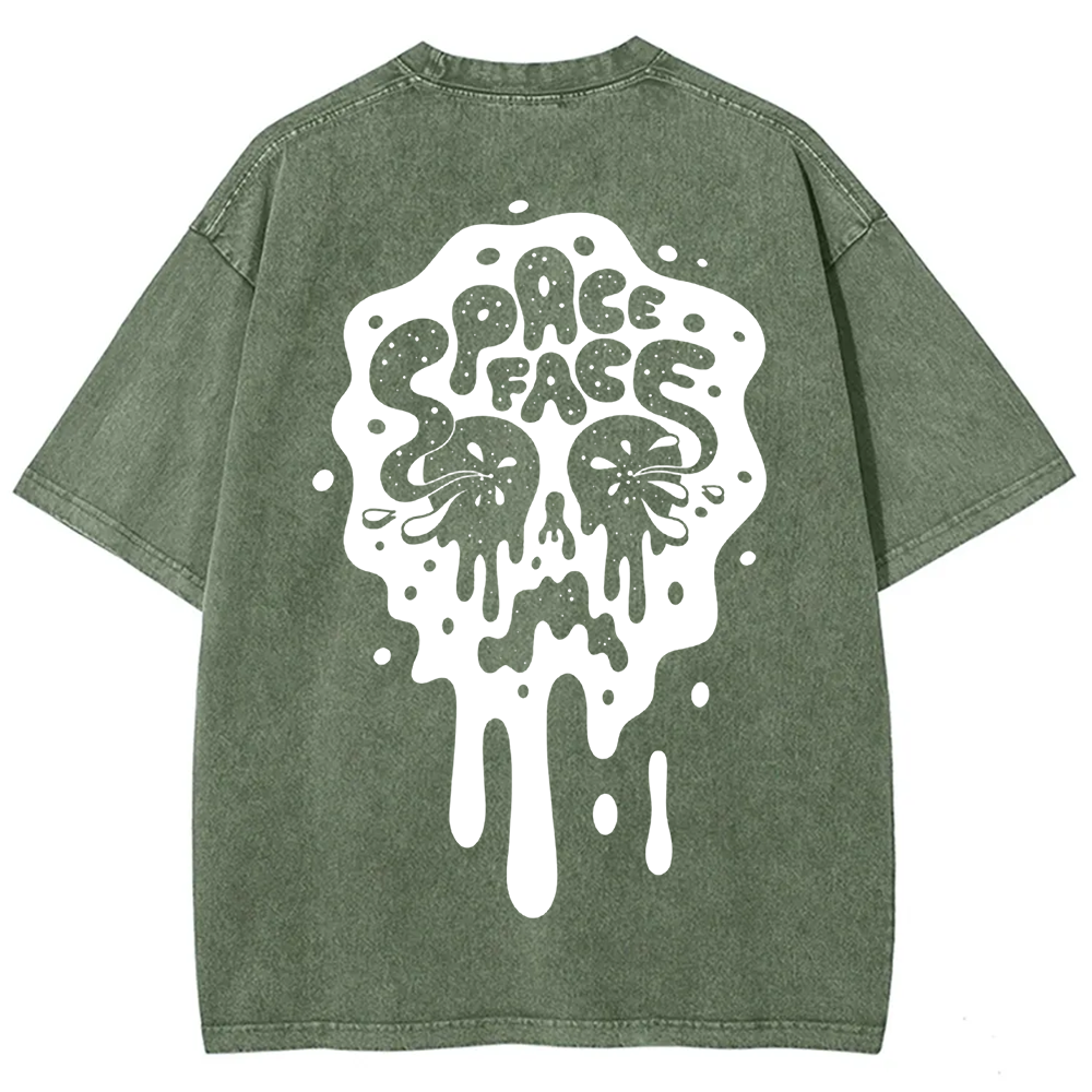Unisex Vintage Spaceface Band  t-Shirt