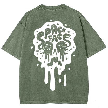Unisex Vintage Spaceface Band  t-Shirt
