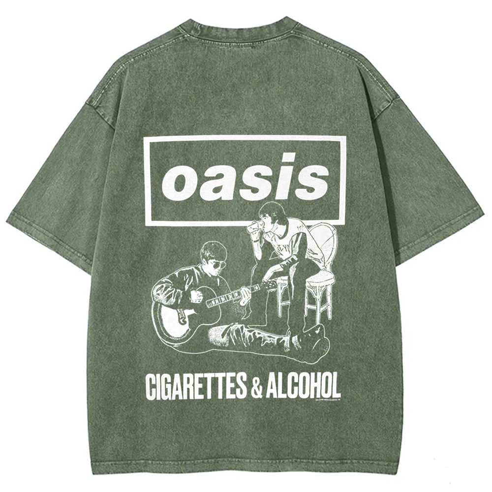 Unisex Vintage Oasis Band t-Shirt