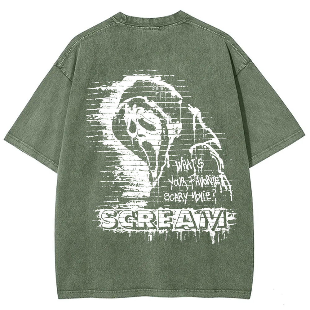 Unisex Vintage Scream horror movie t-Shirt