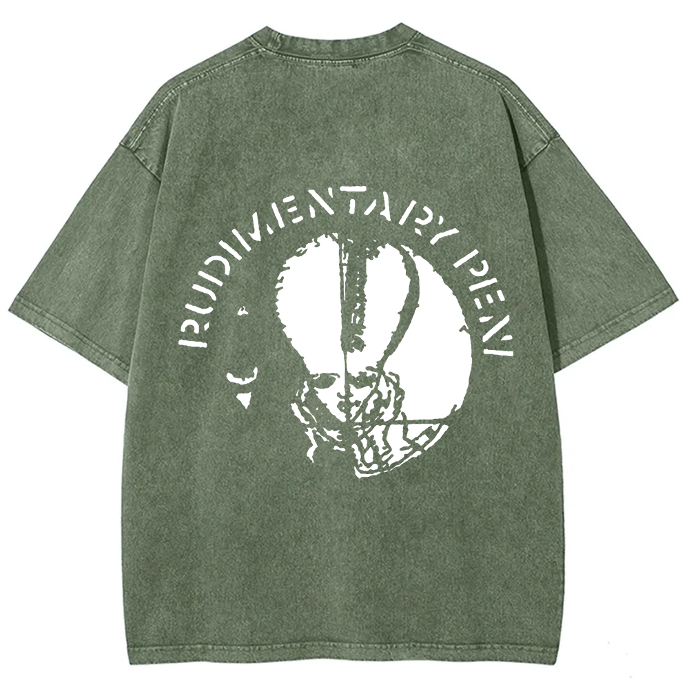 Unisex Vintage Rudimentary Peni Punk Band t-Shirt