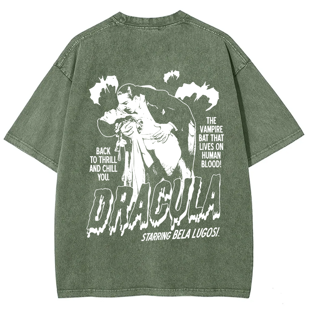 Unisex Vintage  Vampire Dracula Art t-Shirt