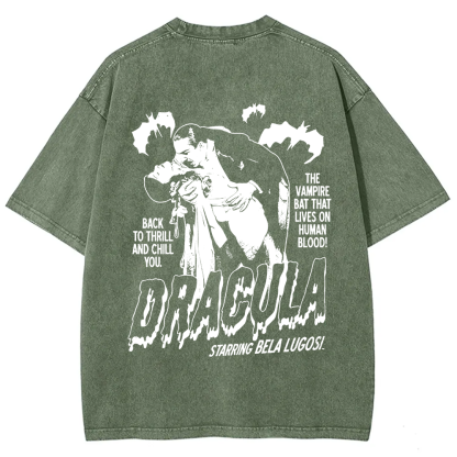 Unisex Vintage  Vampire Dracula Art t-Shirt