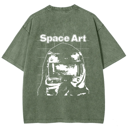 Unisex Vintage Space Art Band t-Shirt