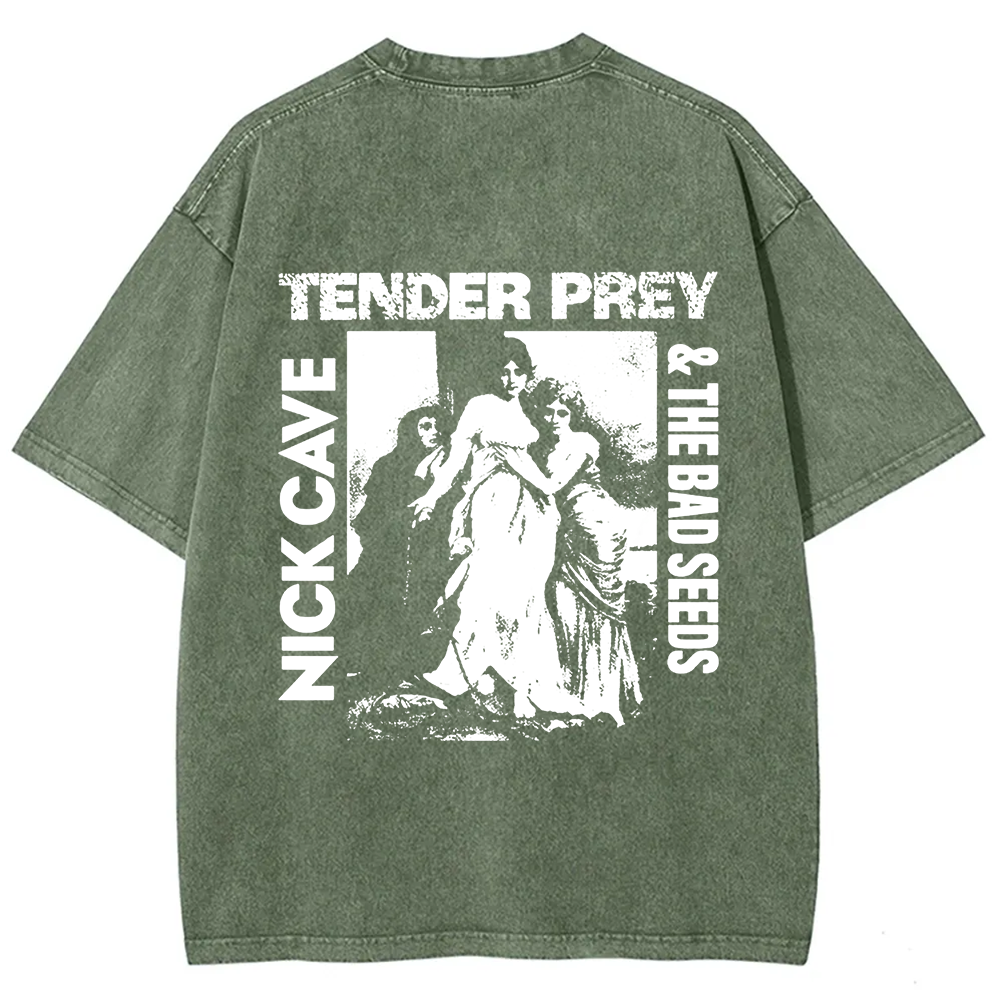 Unisex VintageNick Cave and the Bad Seeds Band Tender Prey Music t-Shirt