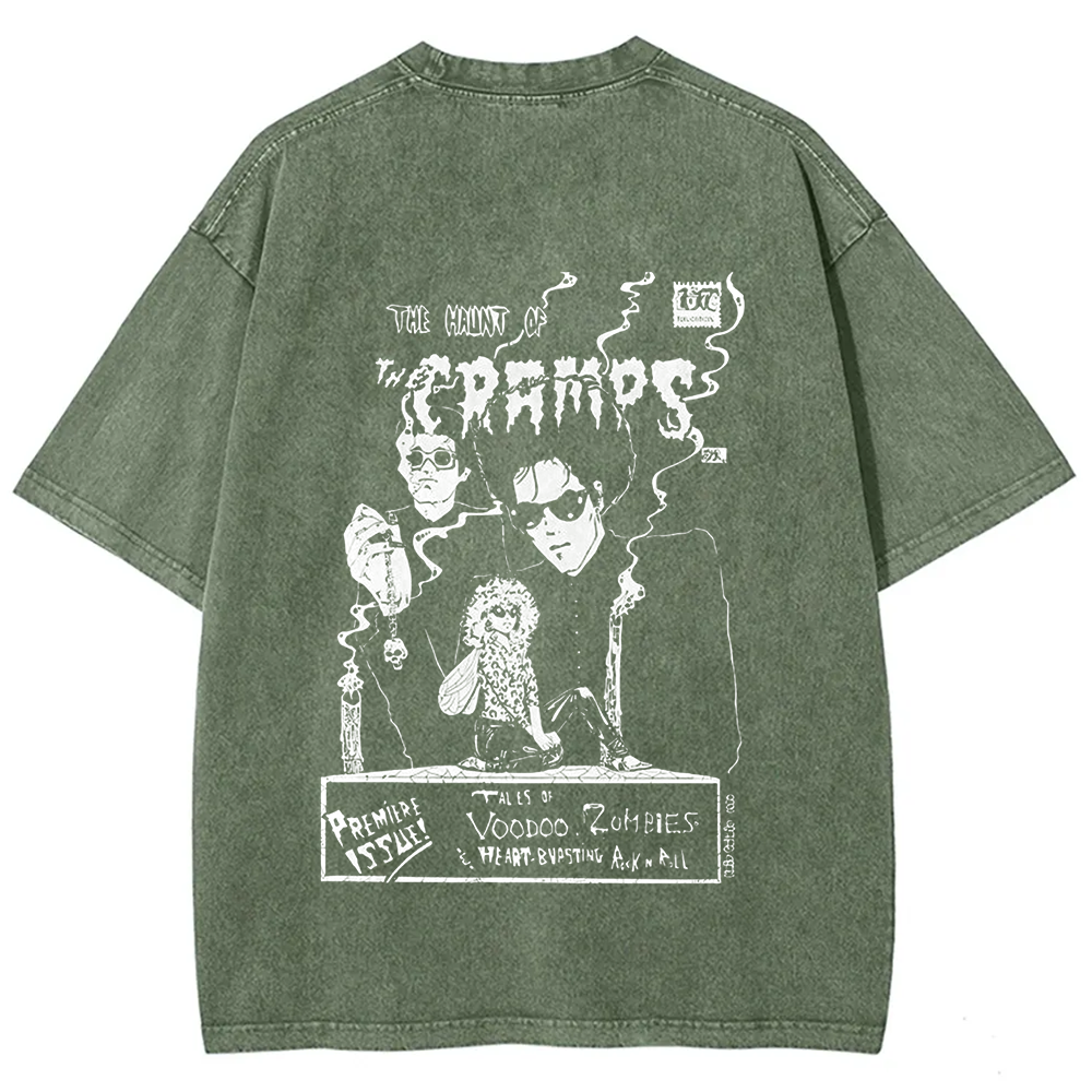Unisex Vintage The Cramps Rock Band t-Shirt