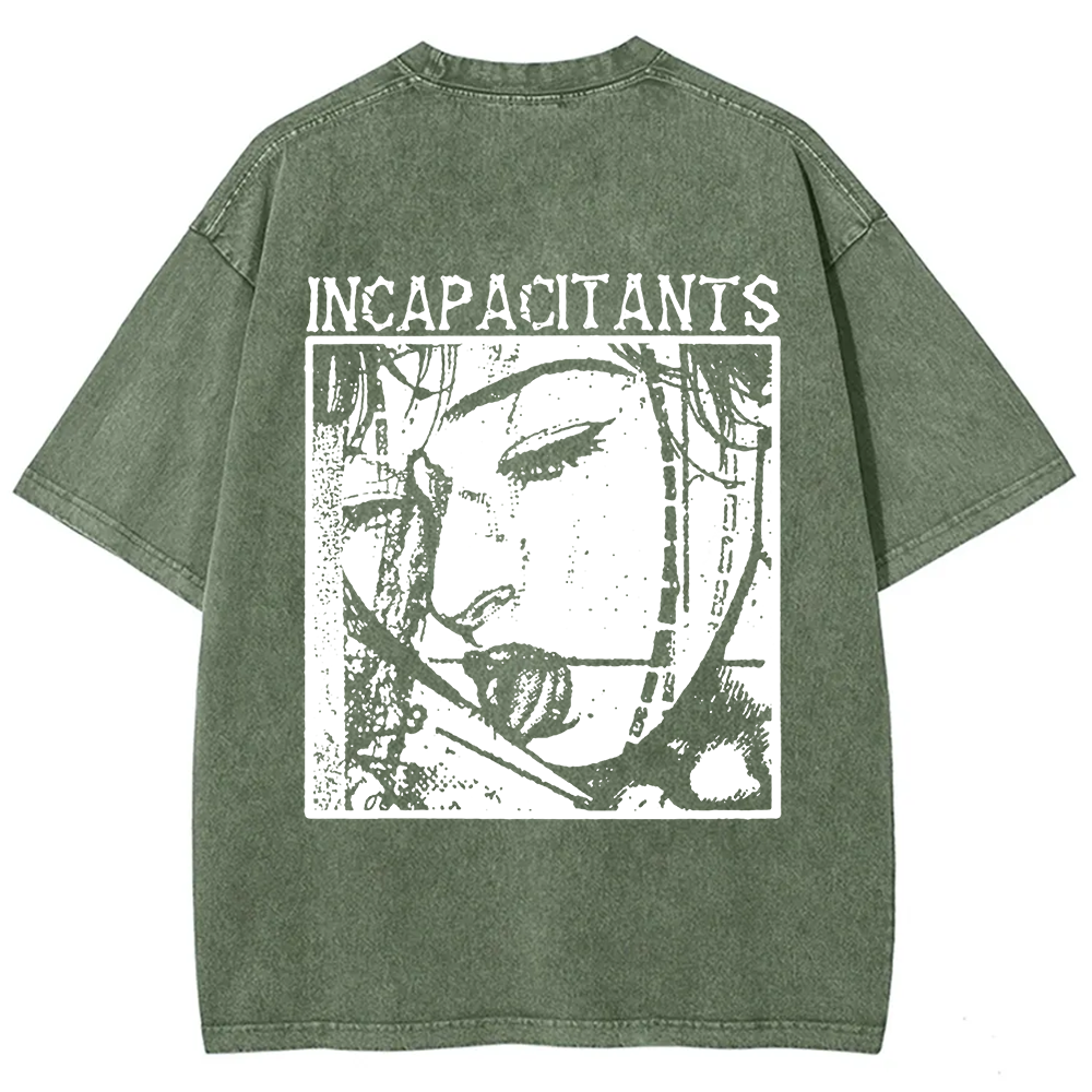Unisex Vintage Incapacitants Band t-Shirt