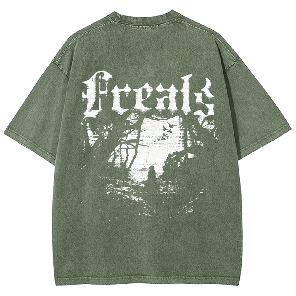 Unisex Vintage Freaks Horror Movie t-Shirt