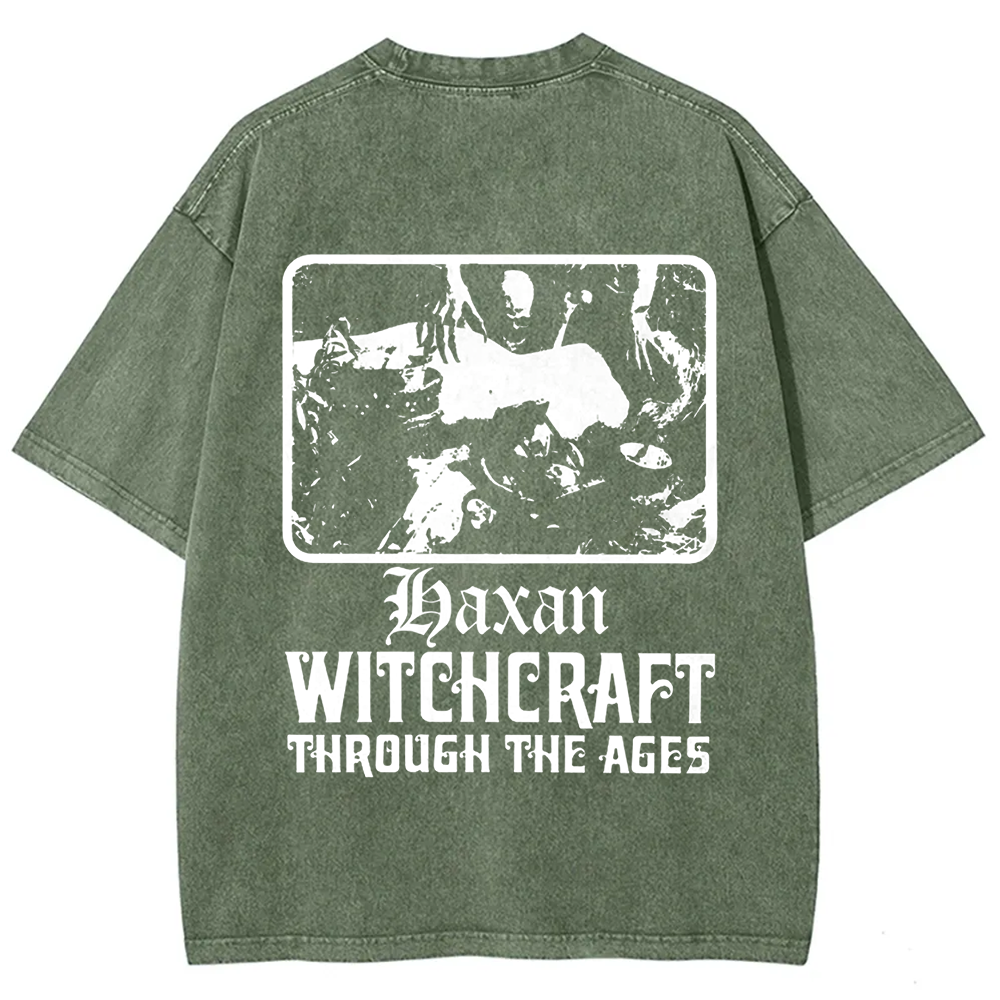 Unisex Vintage Häxan Witchcraft Through The Ages Horror Movie t-Shirt