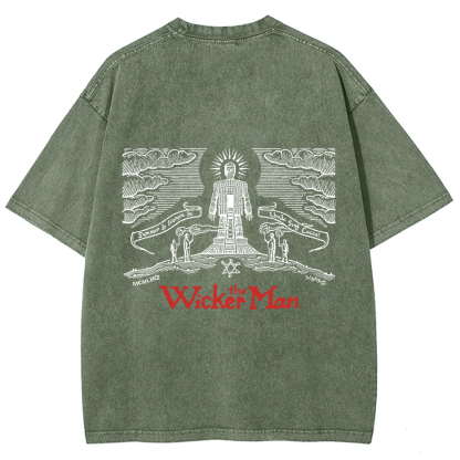 Unisex Vintage The Wicker Man Movie t-Shirt