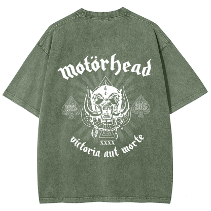 Unisex Vintage  Motörhead  Cotton Motorhead Heavy Metal Band t-Shirt