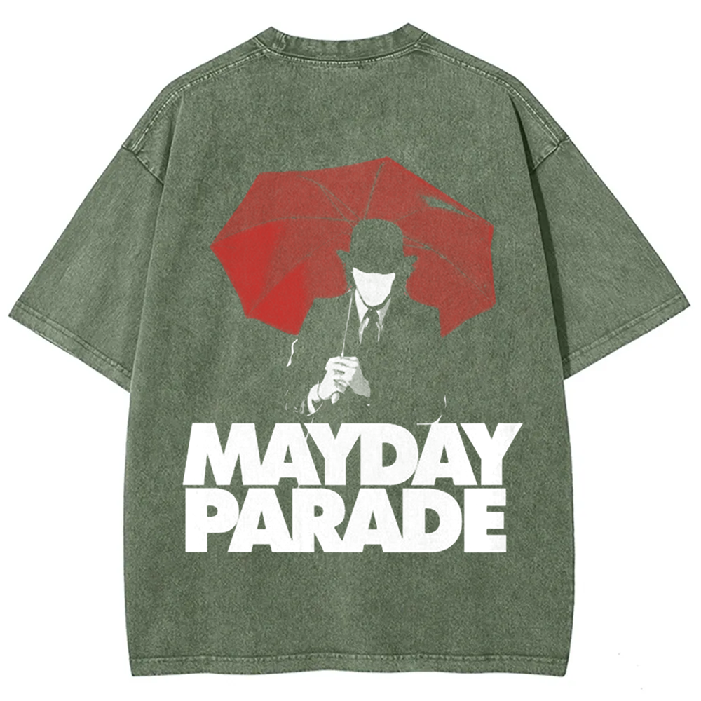 Unisex Vintage  Mayday Parade Rock Band  t-Shirt
