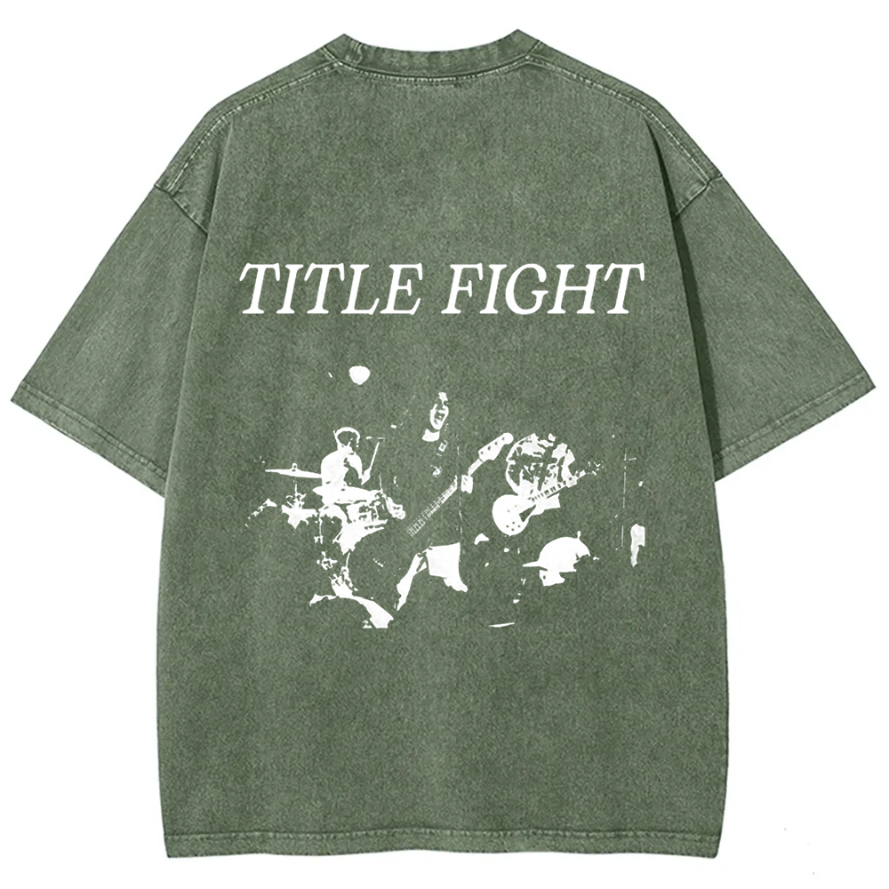 Unisex Vintage Title Fight Band t-Shirt